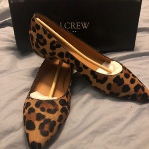 J. Crew Marina Calfhair flats